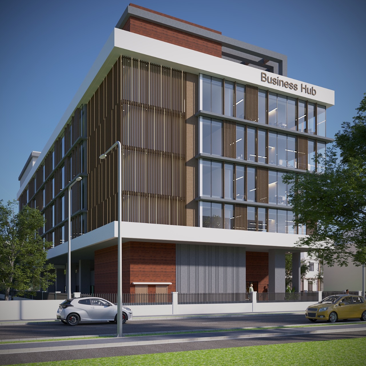 Modern Vastu-aligned commercial office building